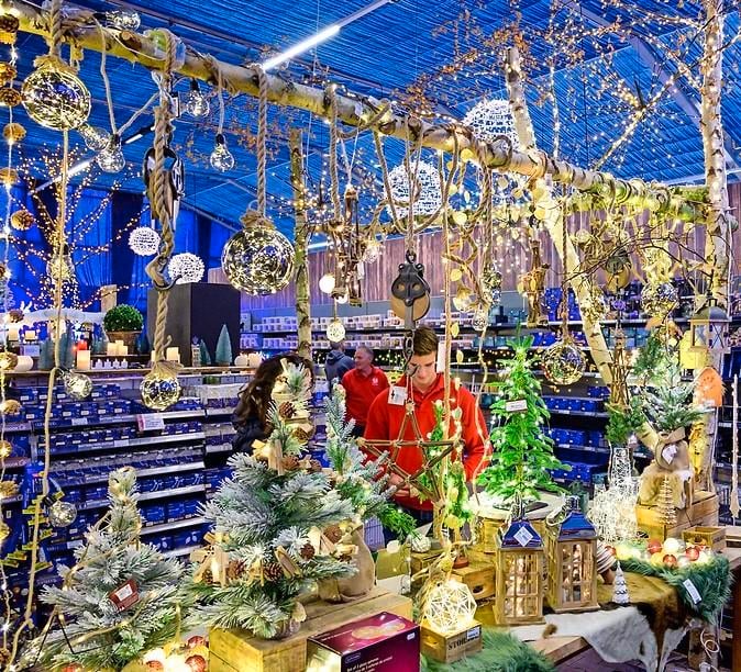 Bij Global Garden in Zwaanshoek is het al Kerstmis
